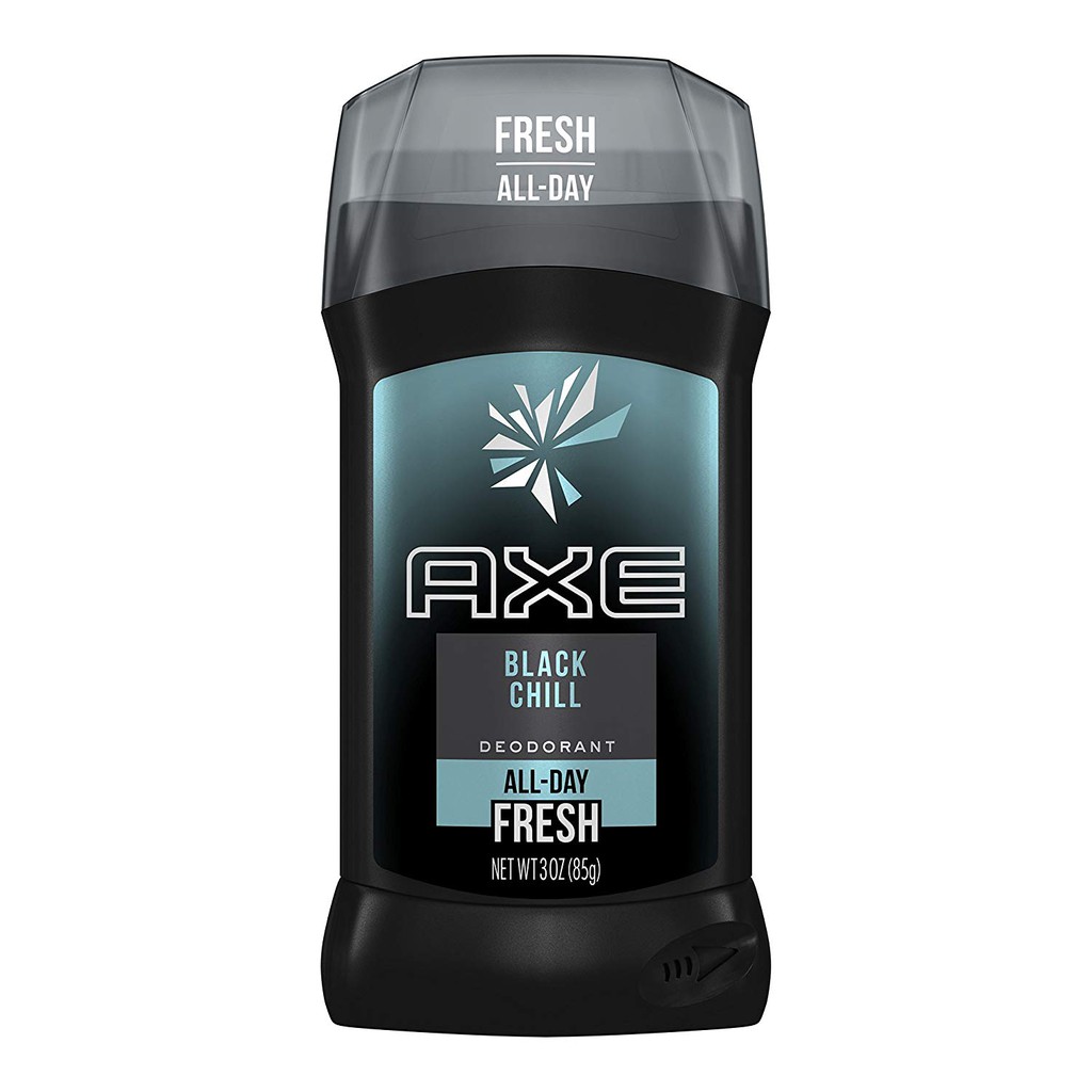 Lăn khử mùi nam Axe Dry Anti-Perspirant &amp; Deodorant Stick Black Chill 85g (Mỹ)