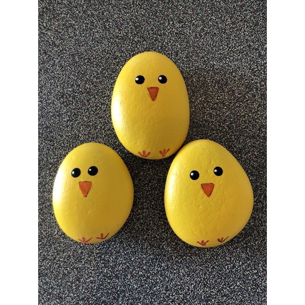 1 viên đá sỏi gắn tranh 5 cm