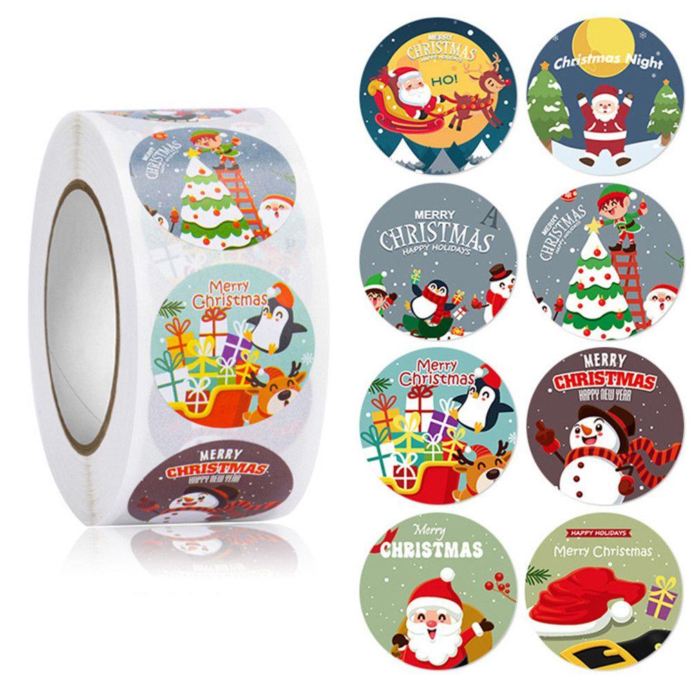 Set 500 Sticker Giấy Ghi Chú Trang Trí Giáng Sinh