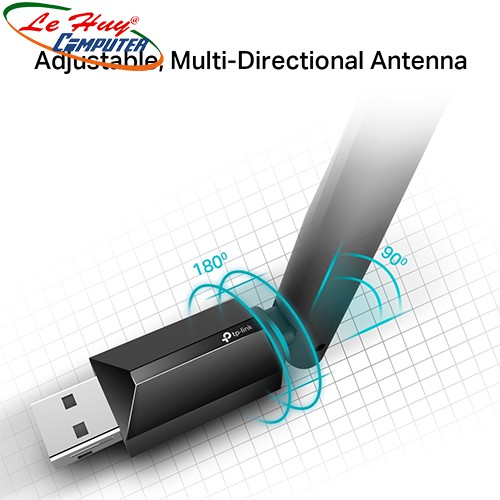 Bộ thu sóng usb Wifi TP-Link Archer T2U Plus (AC600) 600Mbps | BigBuy360 - bigbuy360.vn