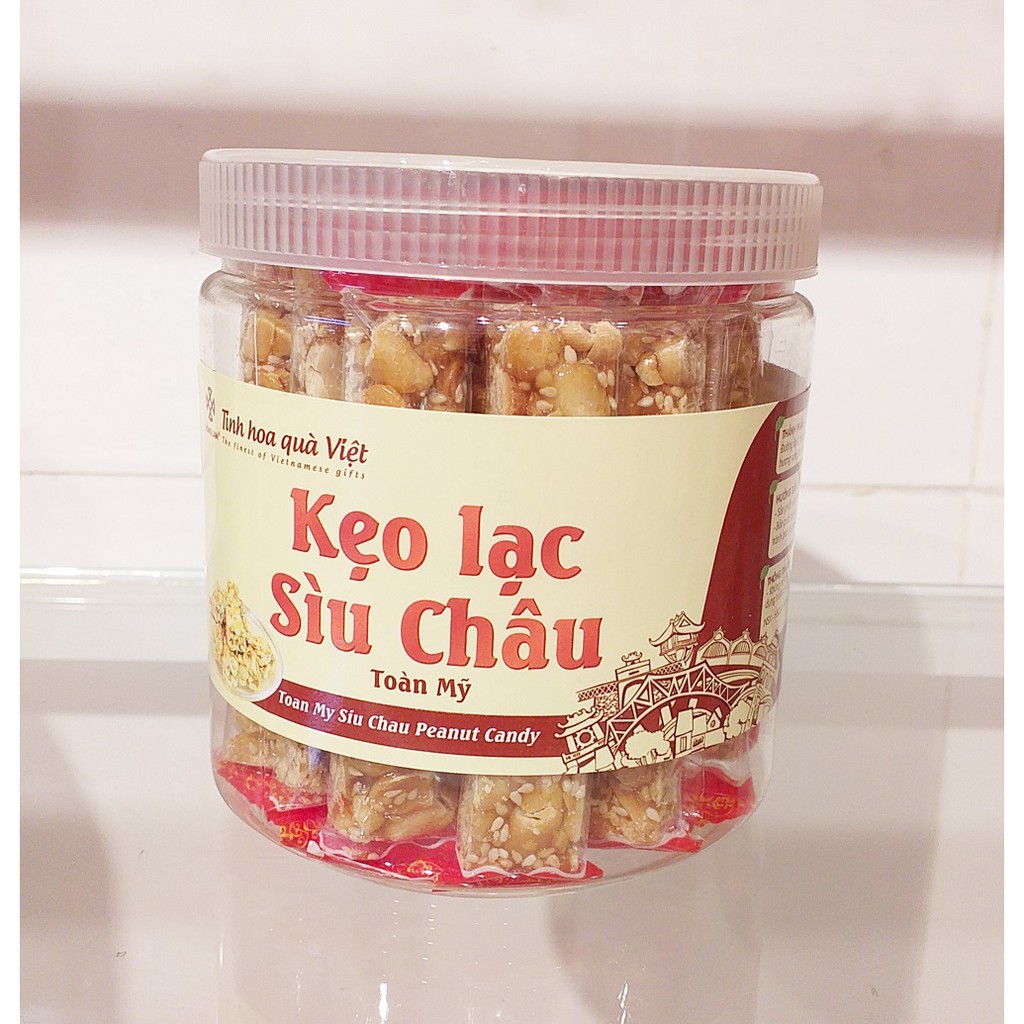 KẸO LẠC SÌU CHÂU 350g HỒNG LAM