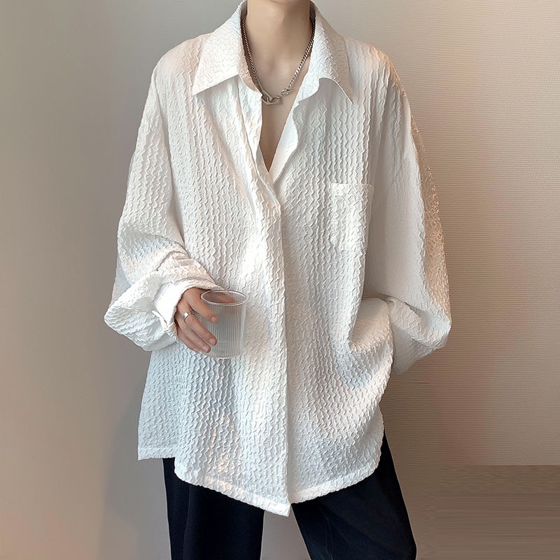 Áo Sơ Mi Nam Dài Tay Cổ Bẻ Thời Trang Hàn
