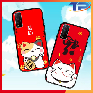 Ốp lưng Vivo Y51 2020/ Y50 / Y30 / Y20 / Y19 / Y17 / Y12S / V20 / V20 SE Mèo Thần Tài 02