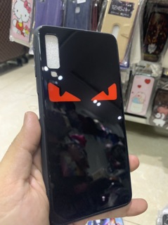Ốp Samsung A750,A7-2018 dẻo lưng kính