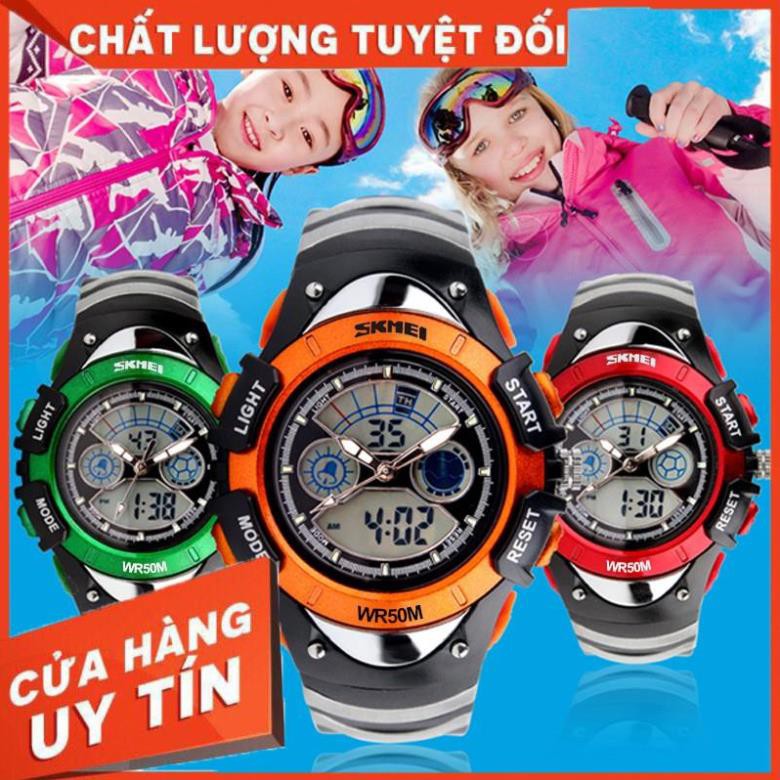 Đồng hồ trẻ em Skmei 0998 mặt điện tử dây cao su [BÃO SALE] [GIÁ SĨ] | BigBuy360 - bigbuy360.vn