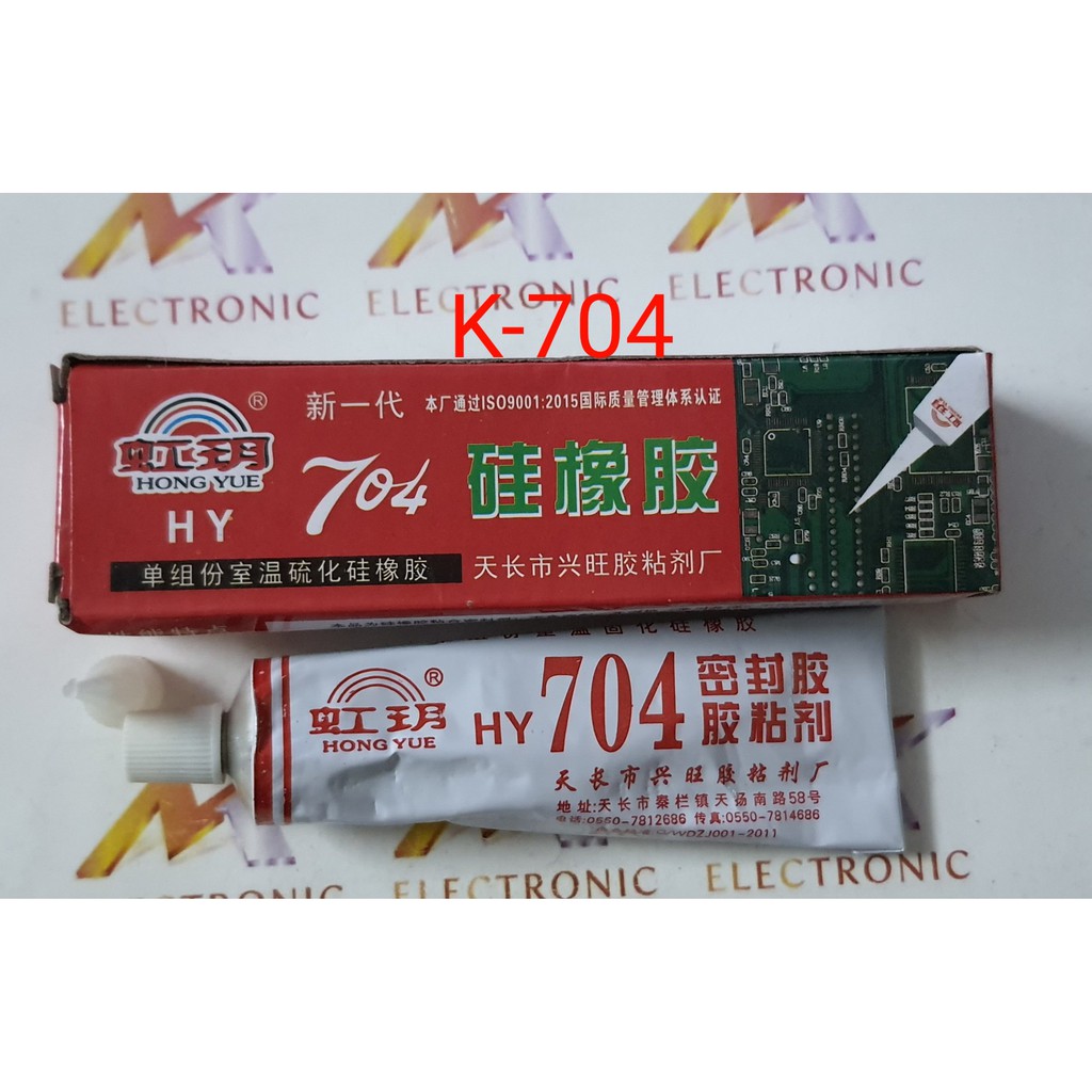 Keo silicone 704 áp suất cao màu trắng sữa niêm phong đánh lửa cao áp