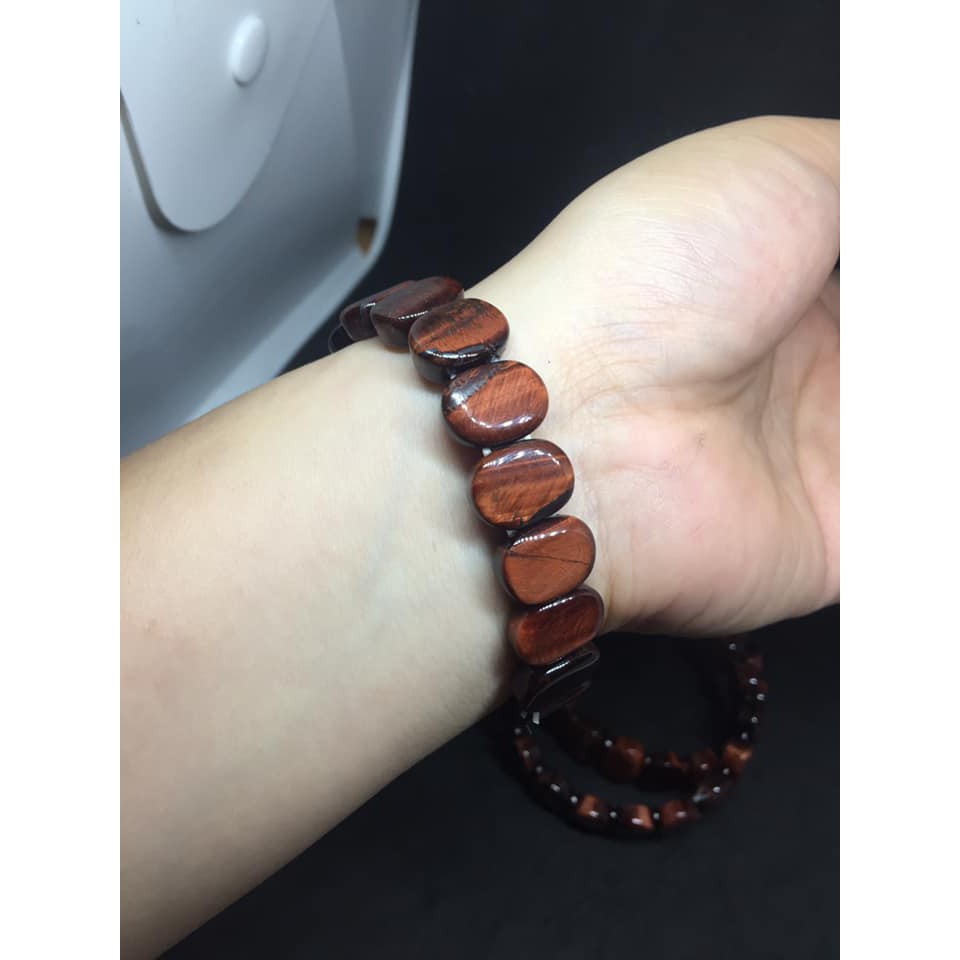 VÒNG TAY RED TIGER EYES 350K