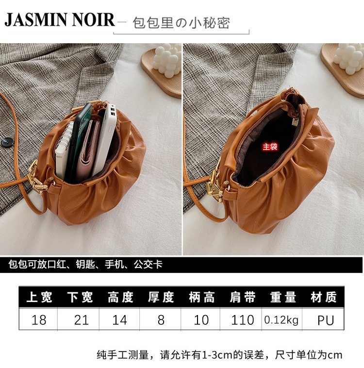 Túi đeo vai JASMIN NOIR giả da cá sấu thiết kế độc đáo thời trang cá tính cho nữ