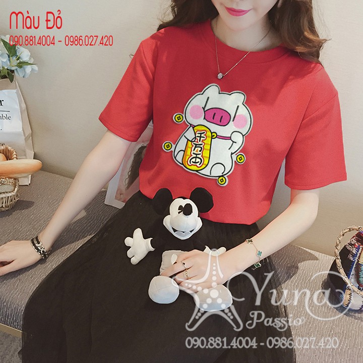 Áo Thun Thái Thiêu Phu Kiện Mikey Cao Cấp (size 40 - 62kg)