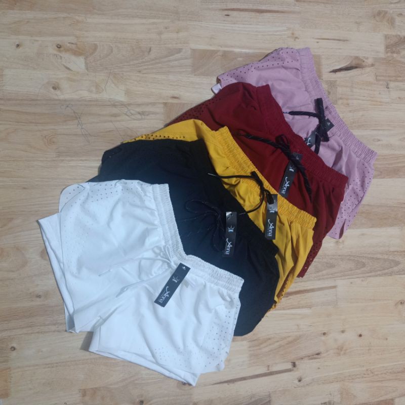 Quần short nữ 2 lớp tập gym yoga