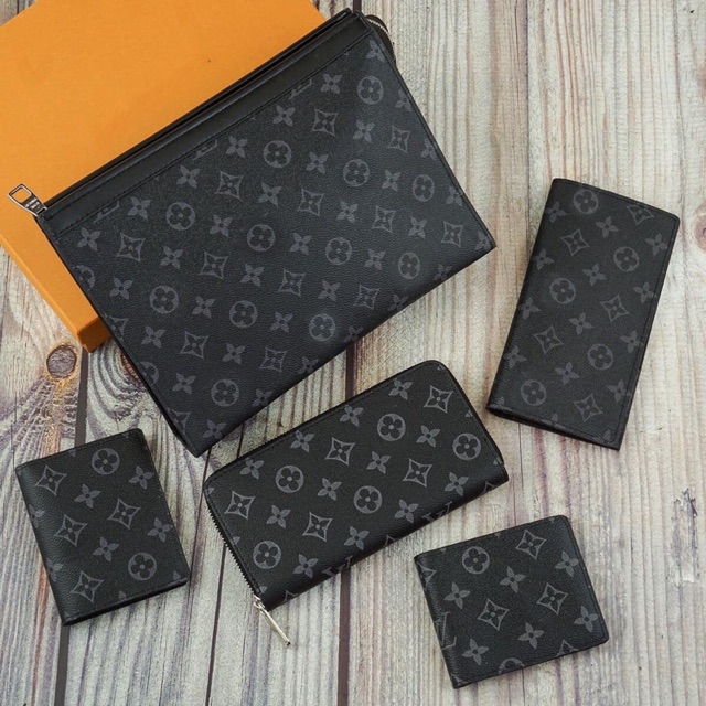 ___ Ví LV(Combo)ví cầm tay nam,nữ.ví da cao cấp new ___
