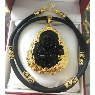 Dây Su Nam Mạ Vàng 24k- Mặt Phật Di Lặc