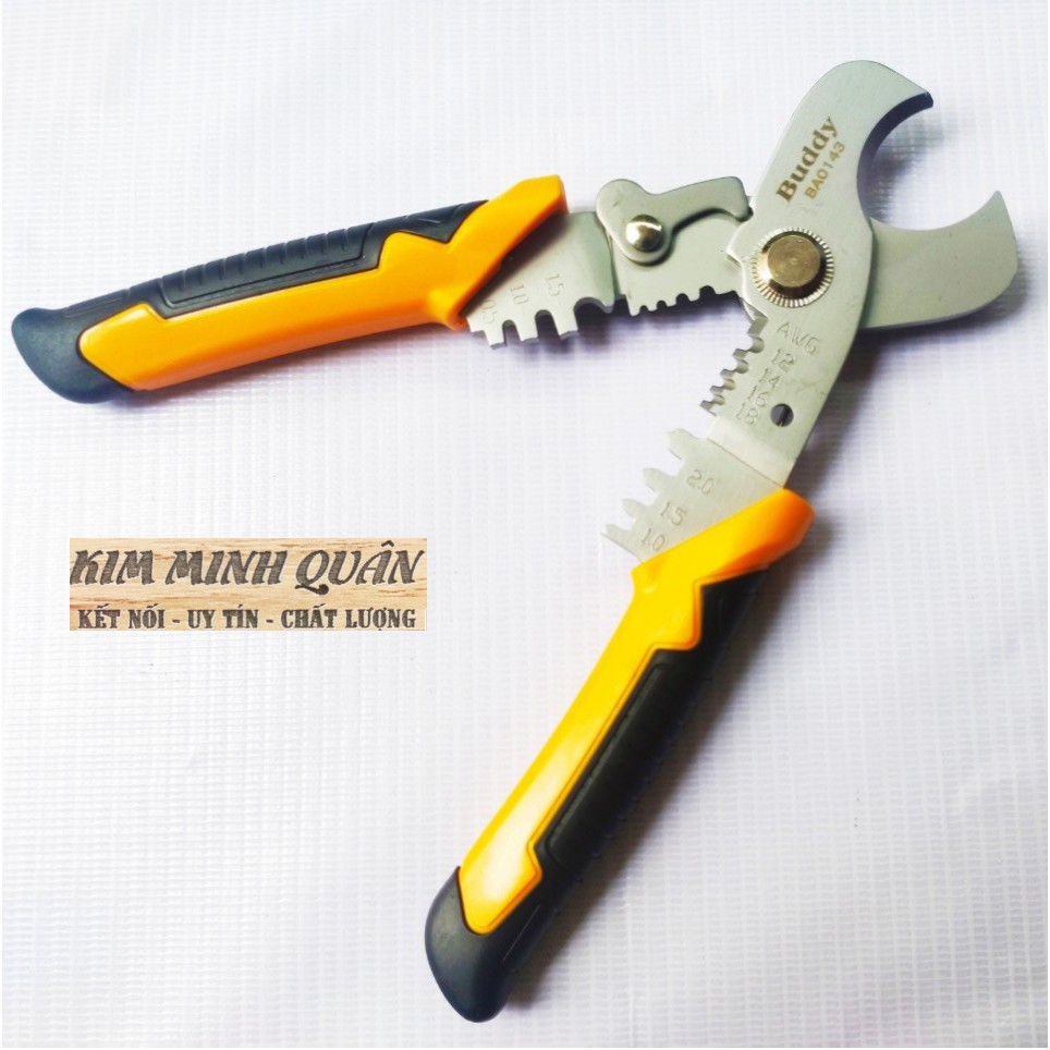 Kìm Cắt Đa Năng 3 Trong 1 Cắt – Tuốt – Bấm Cos Buddy BA0144 và BA0143