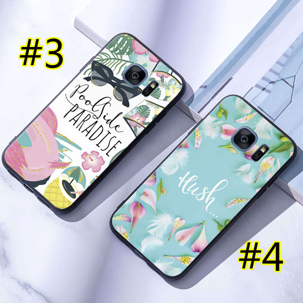Ốp điện thoại mềm Samsung Galaxy S7 Edge S8 S9 Plus Mùa hè