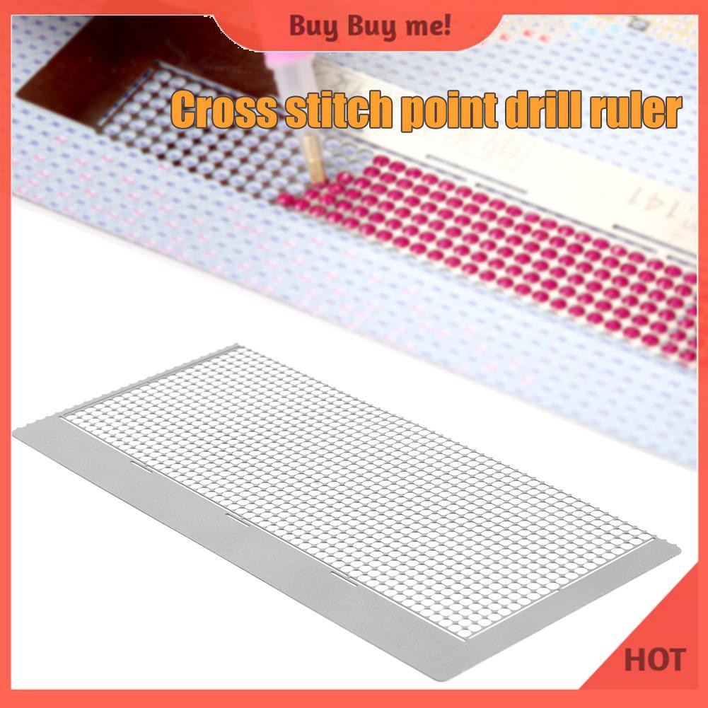 Bộ Dụng Cụ Thước Đo Hỗ Trợ Đính Tranh Kim Cương Siêu Tiện Lợi