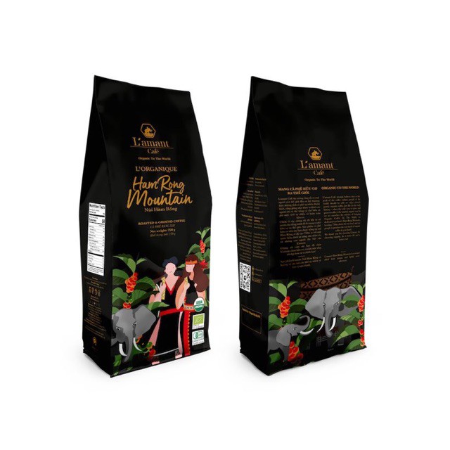 [GIÁ HỦY DIỆT]  Cà phê bột pha phin hữu cơ L'amant 250g