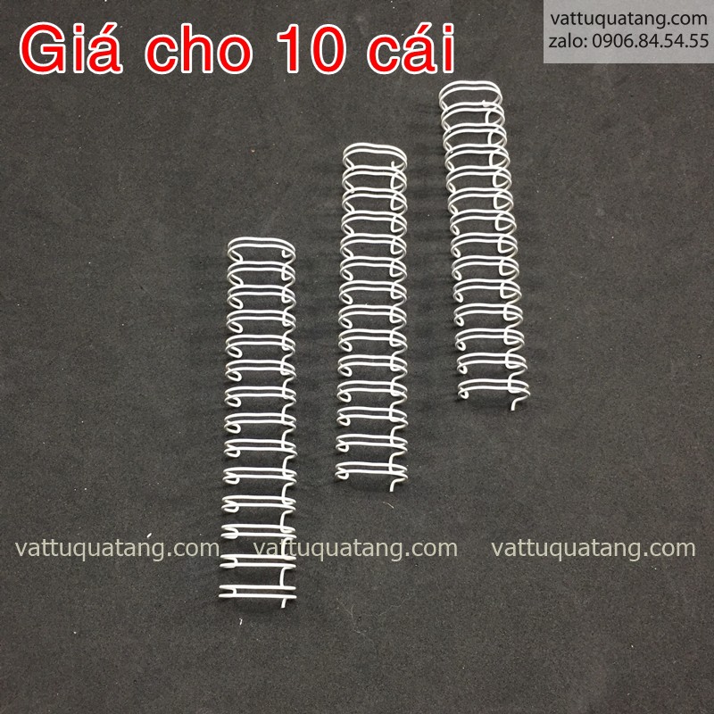 Lò xo sổ tay size gần A6 10 cái/bịch . 14 mắc