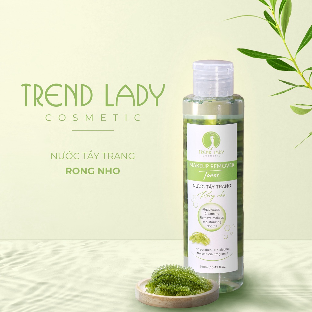 NƯỚC TẨY TRANG TRENDLADY - Dưỡng Chất Hoa Hồng & Rong Nho