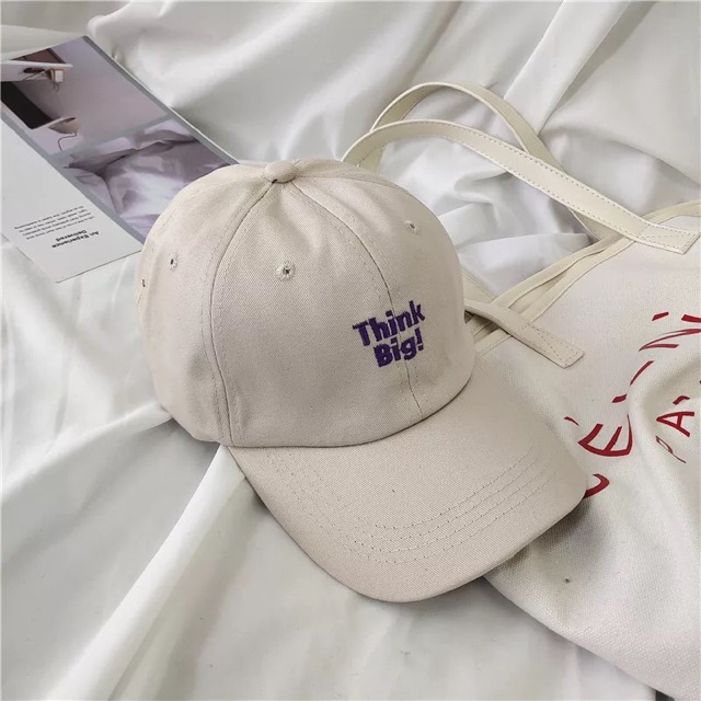 Mũ lưỡi trai nam nữ đẹp thêu chữ ,mũ phớt Nón kết phong cách Ulzzang form unisex THINGBIG