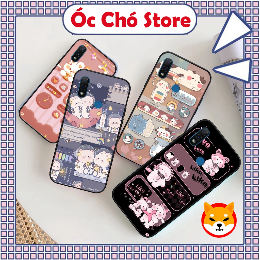 Ốp Vsmart Star / star 3 / star 4 in hình gấu , thỏ hồng chibi dễ thương siêu đẹp