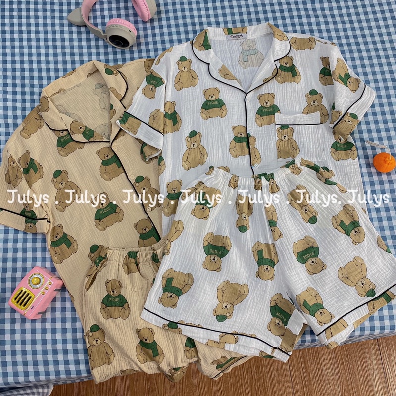 SET NGỦ pyjama viền 6 màu (ảnh thật shop chụp kèm video) | BigBuy360 - bigbuy360.vn