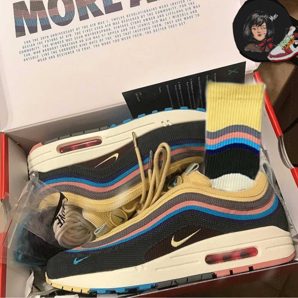 SALE Giày Air Max 1/97 Sean Wotherspoon XIÊU HOT
