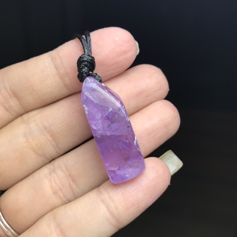 [Amethyst]Vòng cổ, dây chuyền đá t.nhiên, đá thanh tẩy