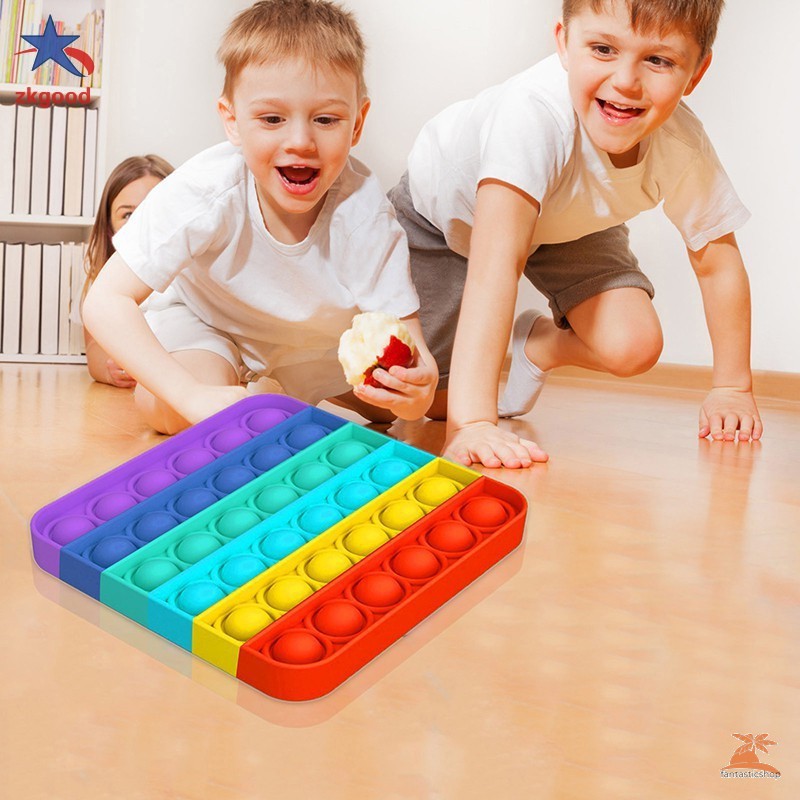 Đồ chơi nhấn bong bóng giảm căng thẳng nhiều kiểu dáng và nhiều màu sắc cho trẻ nhỏ