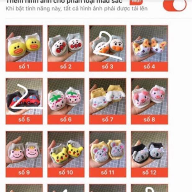 Combo 10 đôi giày bún cho bé trai