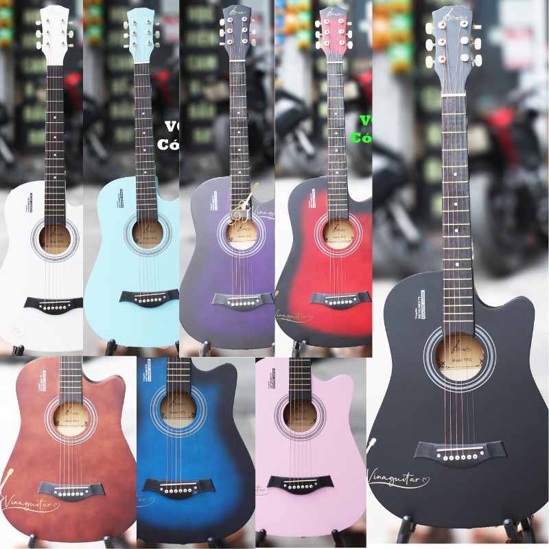 Đàn guitar acoustic 3/4 VG-Tr72 có full size- Tặng Full 12 Phụ Kiện- Phân phối chính hãng bởi Vinaguitar