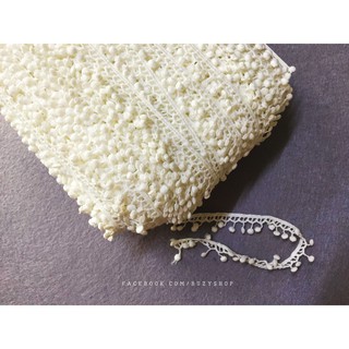 (Bó 2m)Ren Chỉ, Ren Cotton, Ren Viền Scrapbook (Mẫu 18)