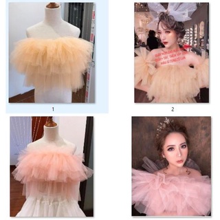[NHIỀU MÀU] Quây voan ren lưới tutu chụp ảnh mẫu make up, beauty, váy concept xòe to bồng bềnh