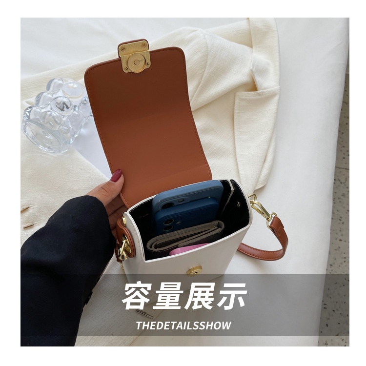 Túi Da JASMIN NOIR PU Đeo Chéo Đính Đinh Tán Thời Trang Cho Nữ