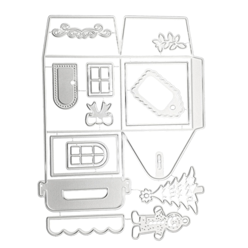 Khuôn Cắt Giấy Kim Loại Hình Hộp Đựng Blala