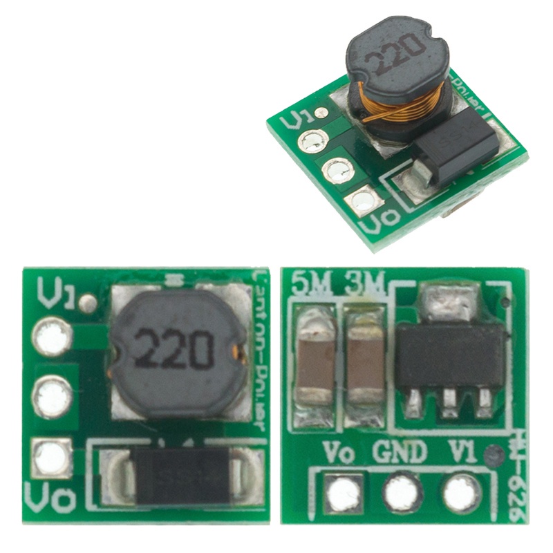 Mô Đun Tăng Áp HW-626 0.9-5V Sang 5V DC-DC 1.5V 1.8V 2.5V 3V 3.3V 3.7V 4.2V To 5V