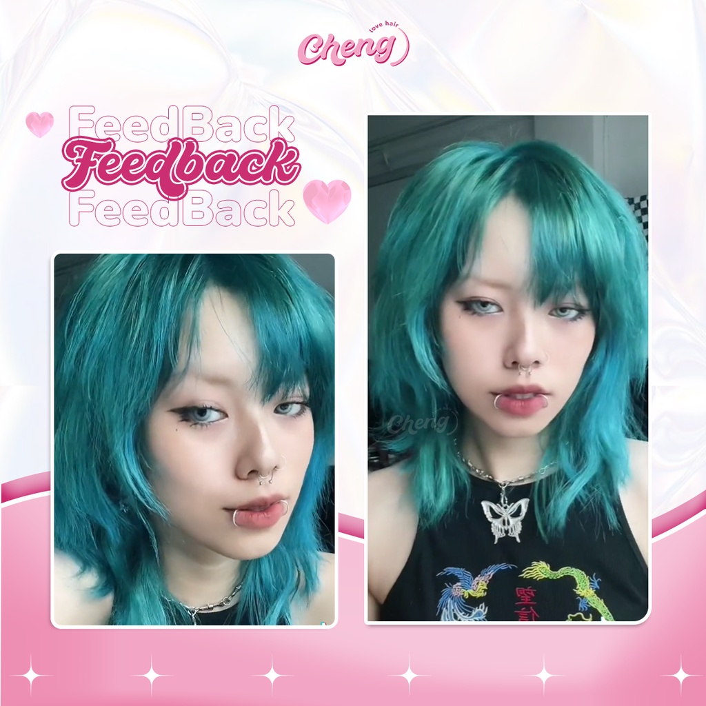 Thuốc Nhuộm Tóc Màu XANH TIÊN CÁ | Chenglovehair, Chenglovehairs