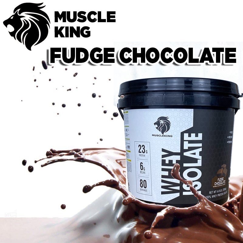 FREESHIP Whey Protein Isolate Muscle King Tăng Cơ + Bình Lắc