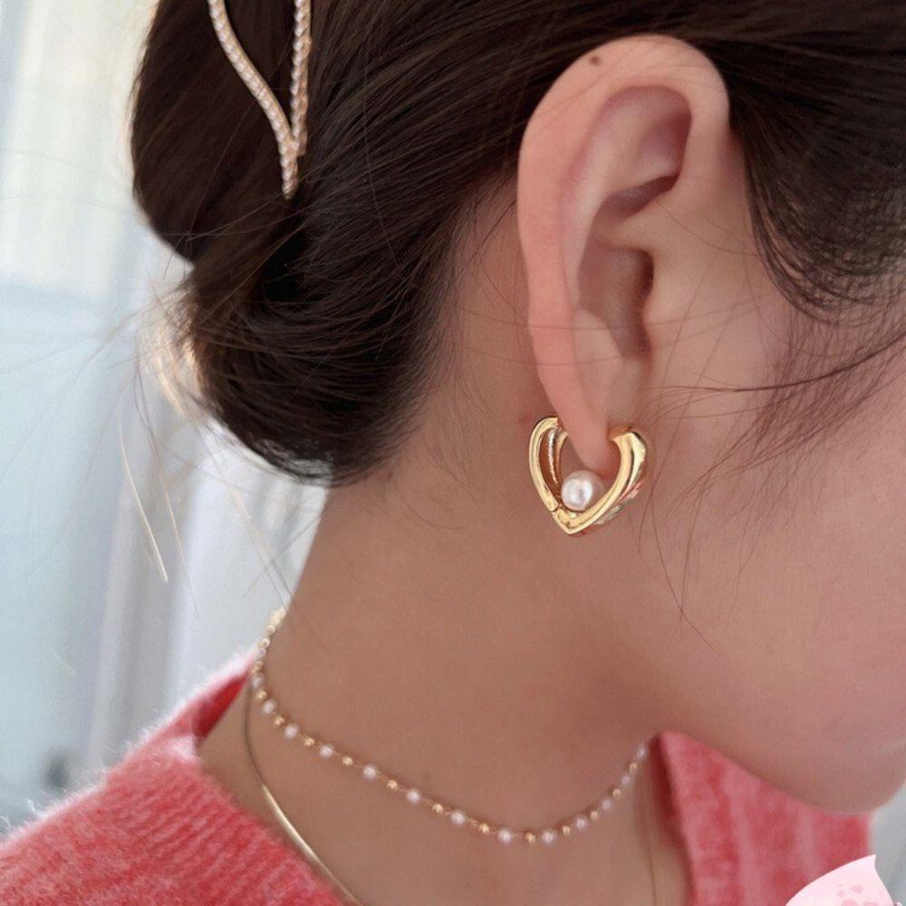 Khuyên Tai Hình Trái Tim Thời Trang Dành Cho Nữ