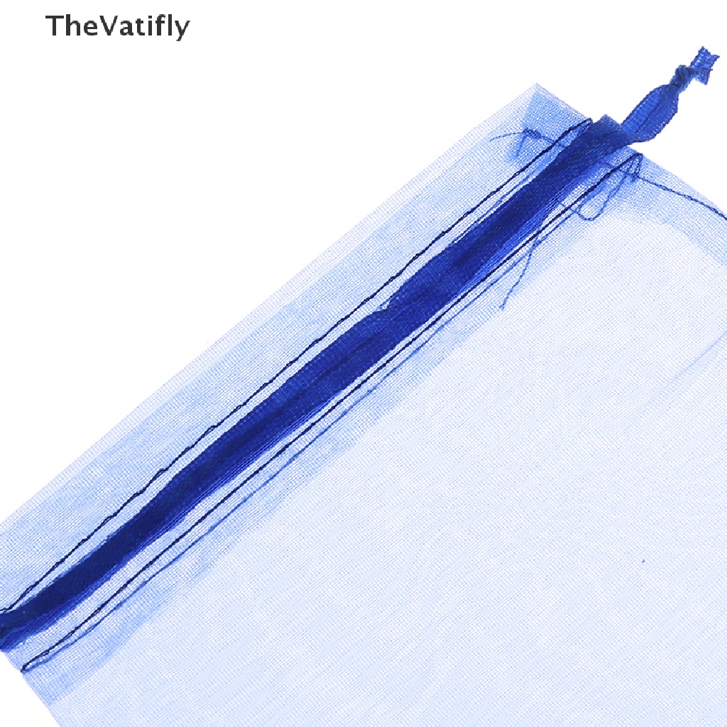 Túi Dây Rút 13 * 18cm Đựng Bánh Kẹo Cưới Bằng Vải organza Nhiều Màu