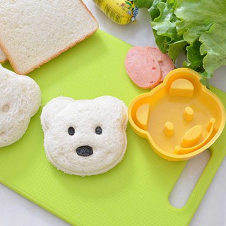 Khuôn nhấn bánh mì sandwich hình gấu