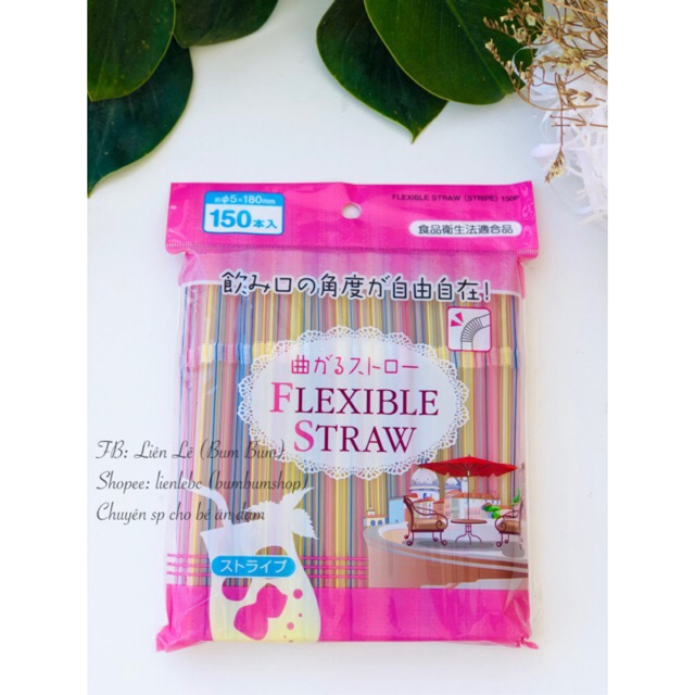 Set 150 ống hút cho bé hàng Nhật