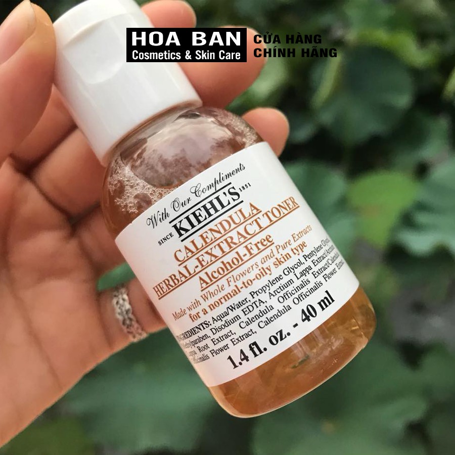 Toner hoa cúc Kiehl’s Calendula Herbal Extract Toner mini 40ml