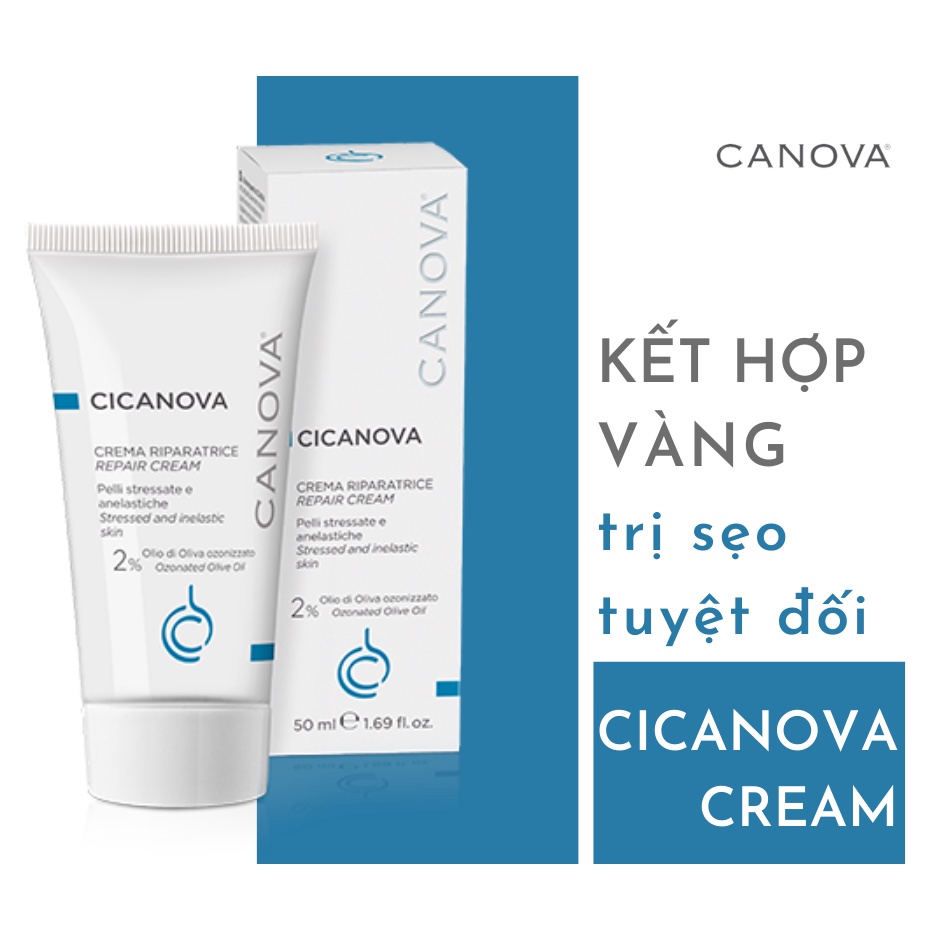 Canova Cicanova & Cicanova 50+  - Kem Dưỡng Phục Hồi Da Tổn Thương.