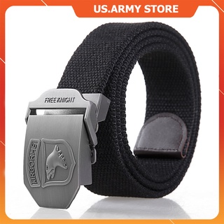 Dây Nịt Nam Cao Cấp, Thắt Lưng Nam Lính Mỹ Vải Dù Mặt Khóa Hợp Kim Thép Chống Ghỉ Dây Bền Đẹp