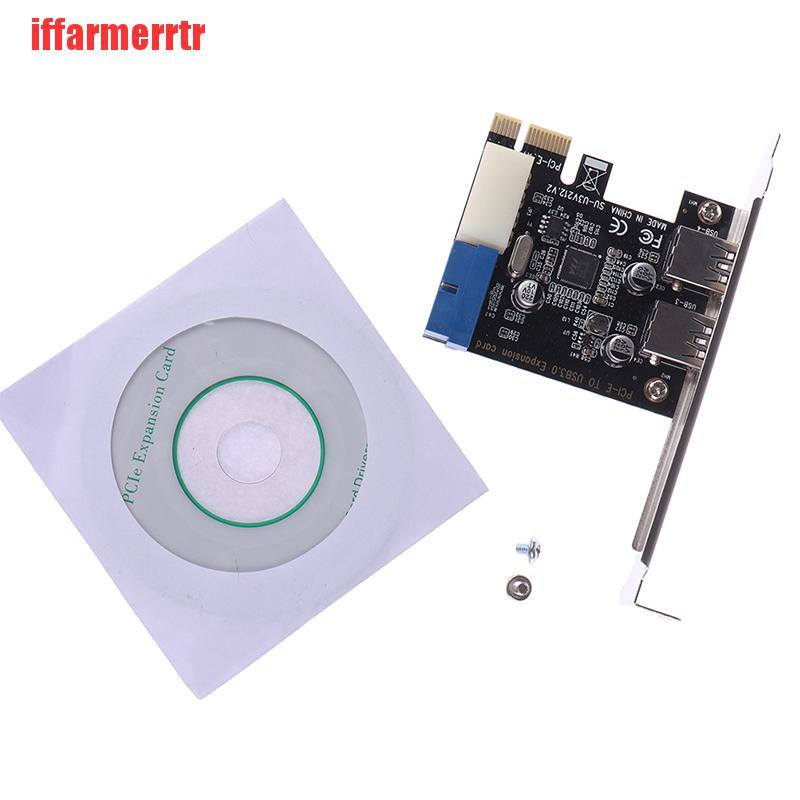 {iffarmerrtr}PCI express USB 3.0 2 ports front panel with control card adapter 4 Pin & 20 pin LKZ