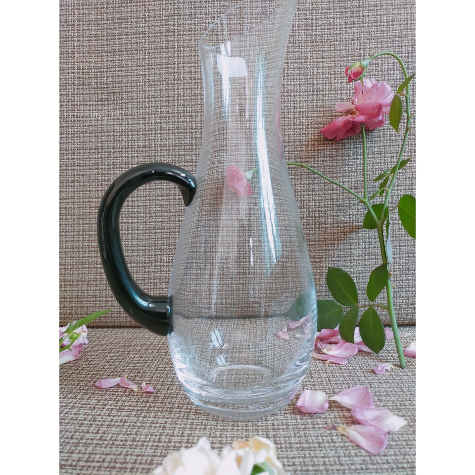 Bình thở vang dung tích 1000ml - Decanter dáng cao miệng vát có tay cầm 1000ml