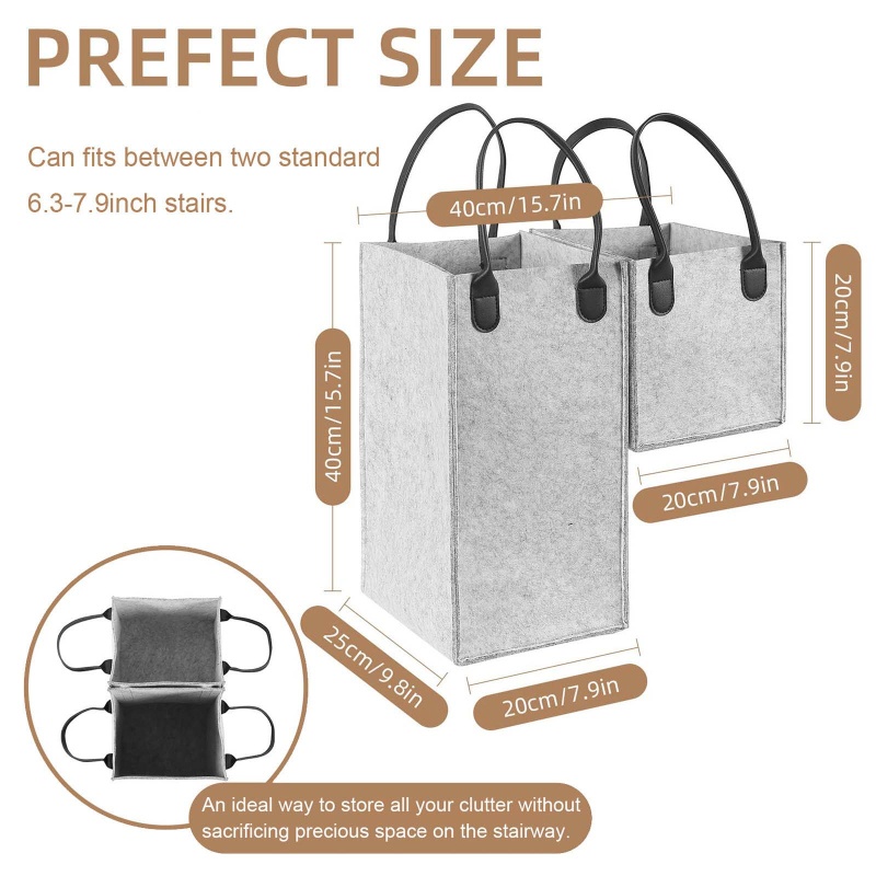 Giỏ Đựng Đồ Dùng Gắn Cầu Thang Tiện Dụng Cho Văn Phòng