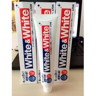 Kem đánh răng Nhật Bản white and white 150g (Nhật Bản)
