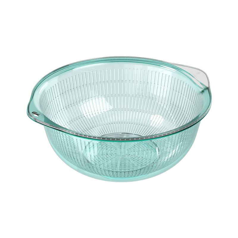 BỘ THAU RỔ 28CM NHỰA TRONG SUỐT 32CM 36CM