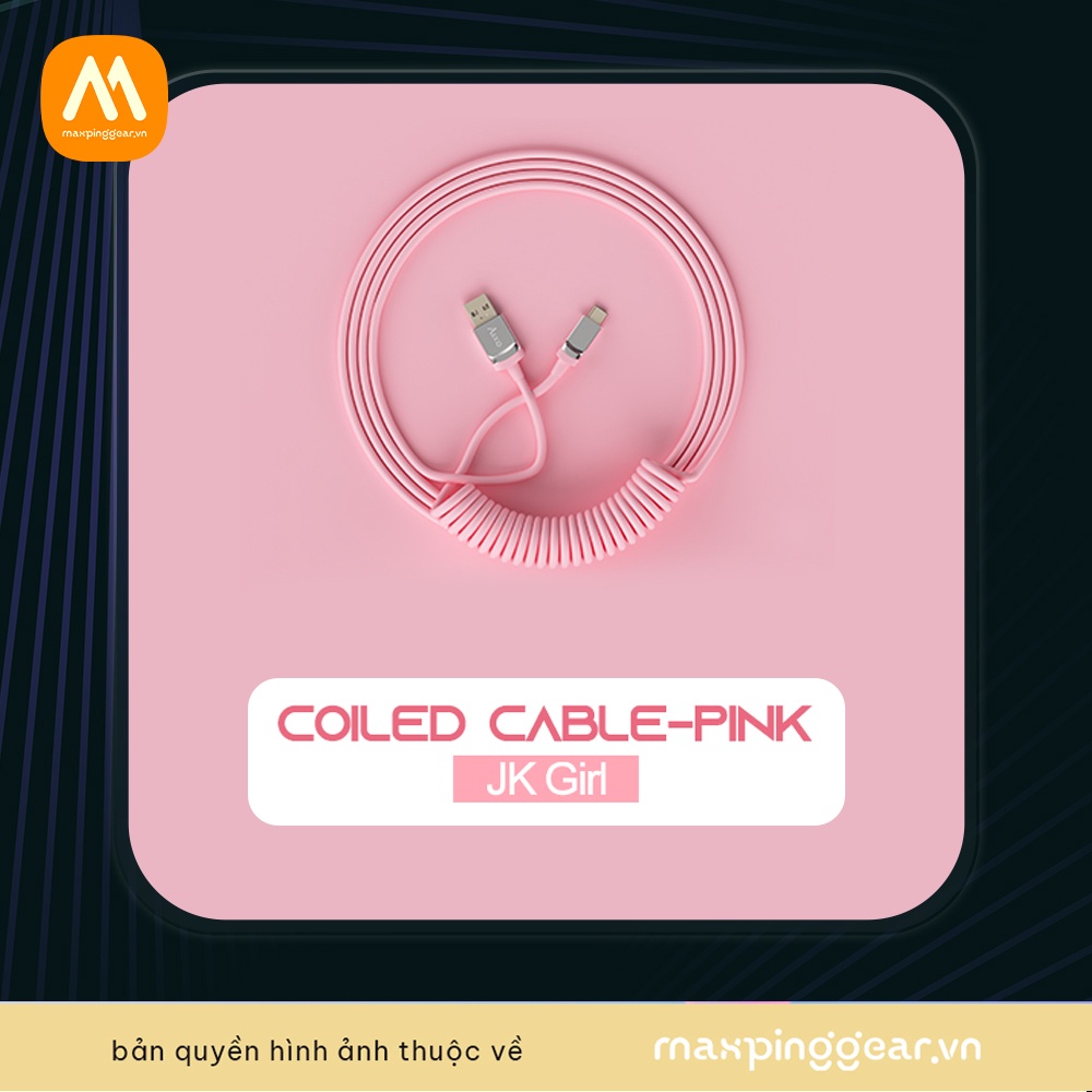Dây Cáp Custom Bàn Phím Cơ AKKO Coiled Cable